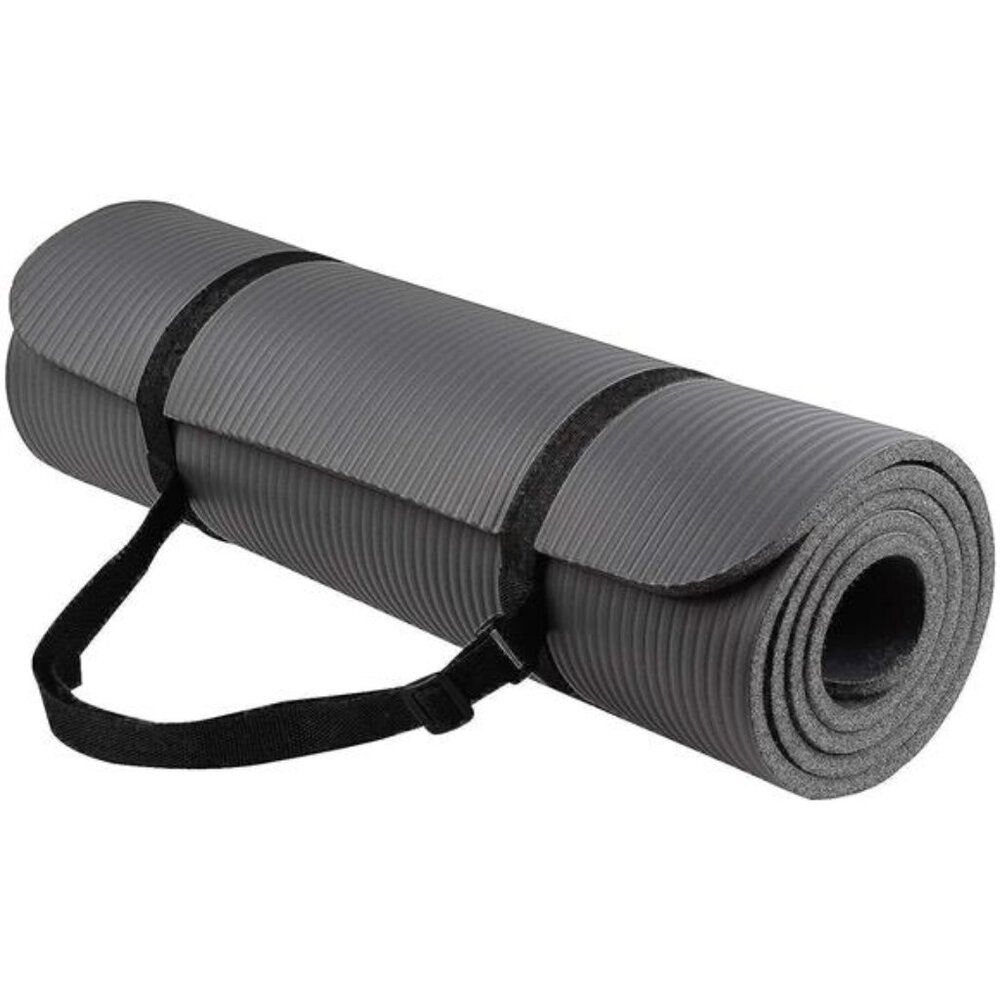 Yoga Mat, 1/2-Inch Extra Thick High Density Exercise Mat, Anti-Tear Exercise Mat
